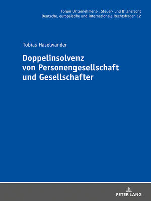 cover image of Doppelinsolvenz von Personengesellschaft und Gesellschafter